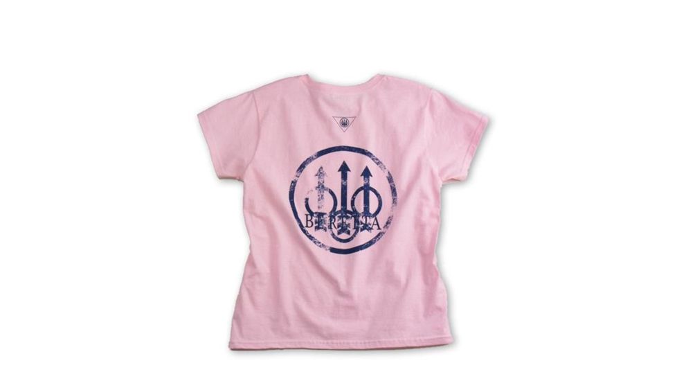 Beretta Womens Trident T-Shirt, Pink, Large TS6570850340L