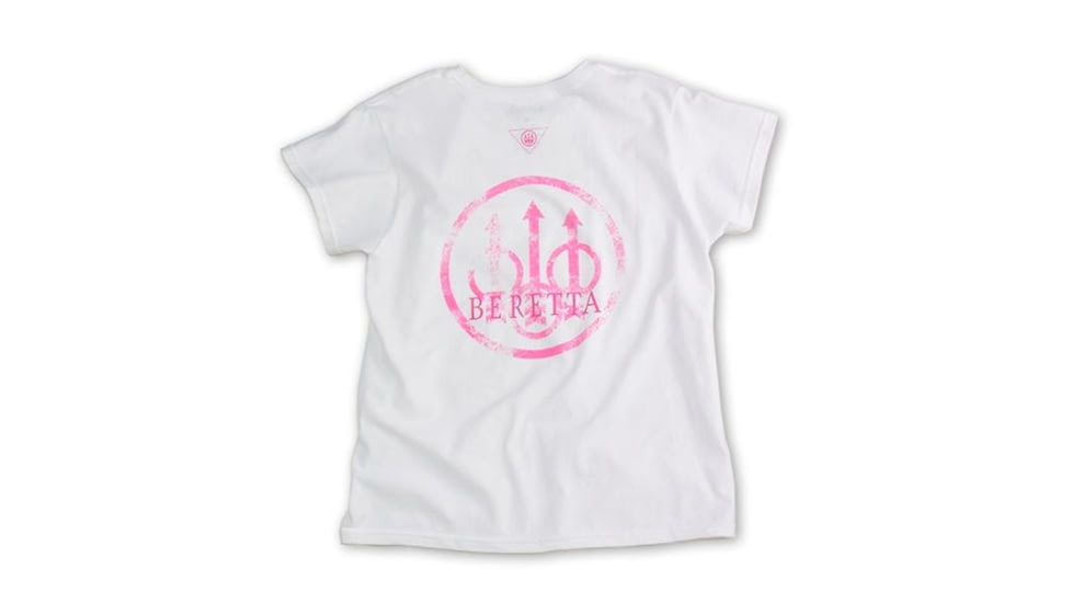 Beretta Womens Trident T-Shirt, White, Large TS6570850100L