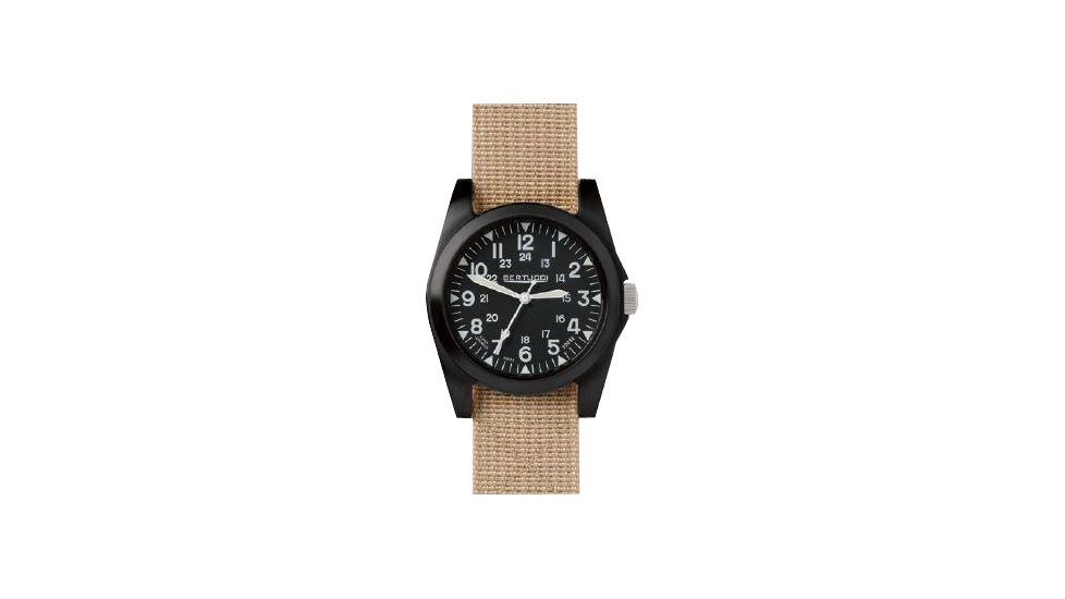 Bertucci Watches A-3P Sportsman Watch with Black dial/polycarbonate case, 42mm 13352