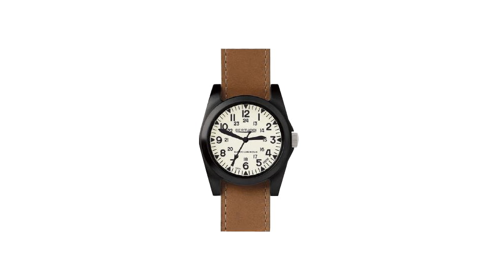 Bertucci Watches A-3P Sportsman Watch with Super lume dial/polycarbonate case, 42mm 13358