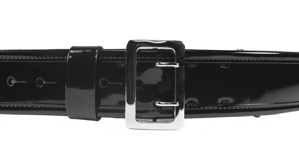 Bianchi 7960 AccuMold Elite Sam Browne Belt - Hi-Gloss, Chrome, Waist Size 28-30in, 22323
