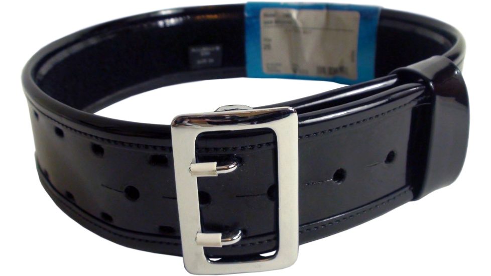 Bianchi 7965 ErgoTek Sam Browne Belt - Hi-Gloss, Chrome, Waist Size 46-48in, 22397