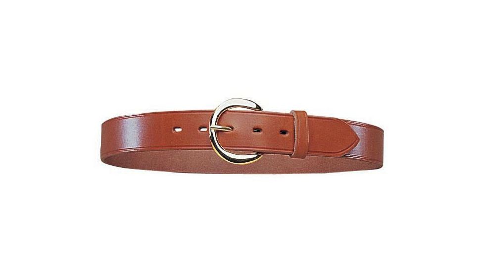 Bianchi B5 Dress Belt - Plain Tan, Nickel 12161