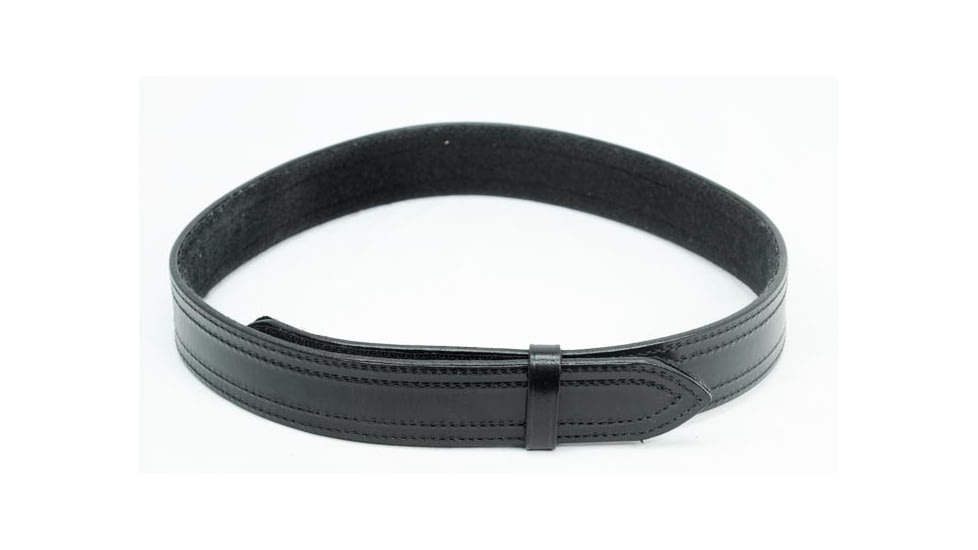 Bianchi B8V Garrison Belt with Hook and Loop - Plain Black, 32in, 16339