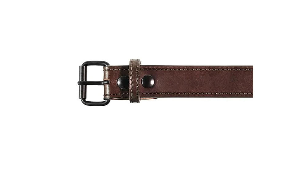 Bigfoot Gun Belts Gun Belt 14oz Steel Core - 36 Inch - Brown - Flat Black - GB14C-36-BR-FB