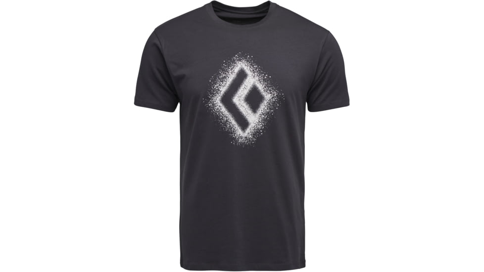 Black Diamond Chalked Up 2.0 Short Sleeve T-Shirt - Men's, Charcoal, Large, AP7524070038LRG1