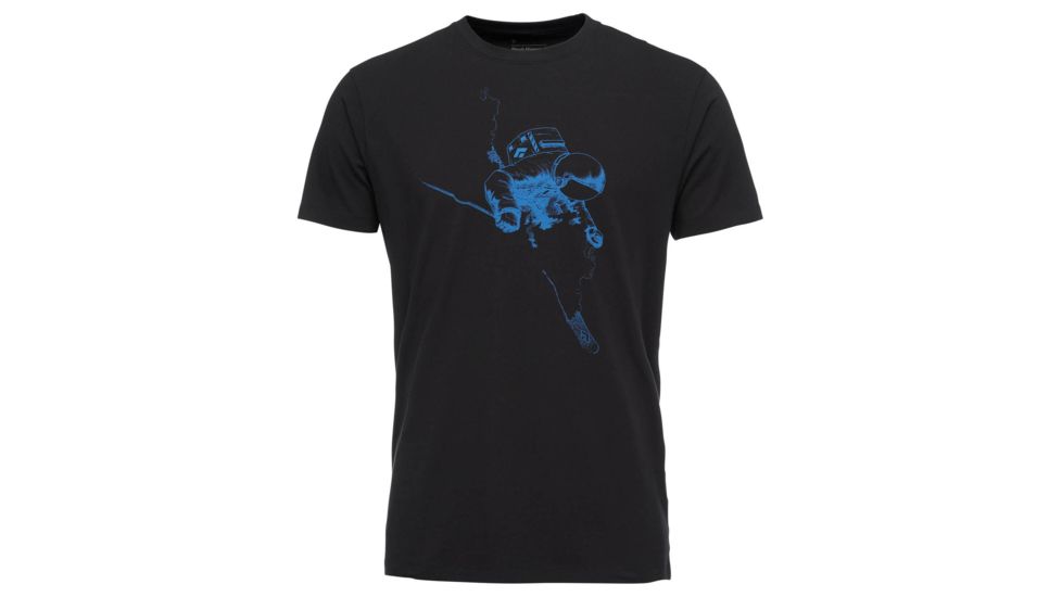 Black Diamond Faceshot Short Sleeve T-Shirt - Mens, Black-Bluebird, Medium, AP7300449087MED1