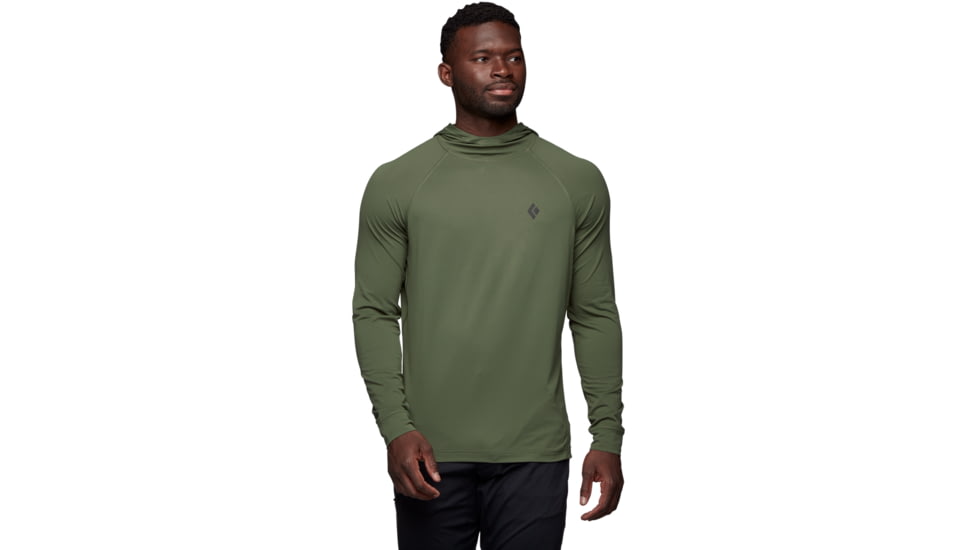 Black Diamond LS Alpenglow Hoody - Mens, Tundra, Small, AP7520203010SML1