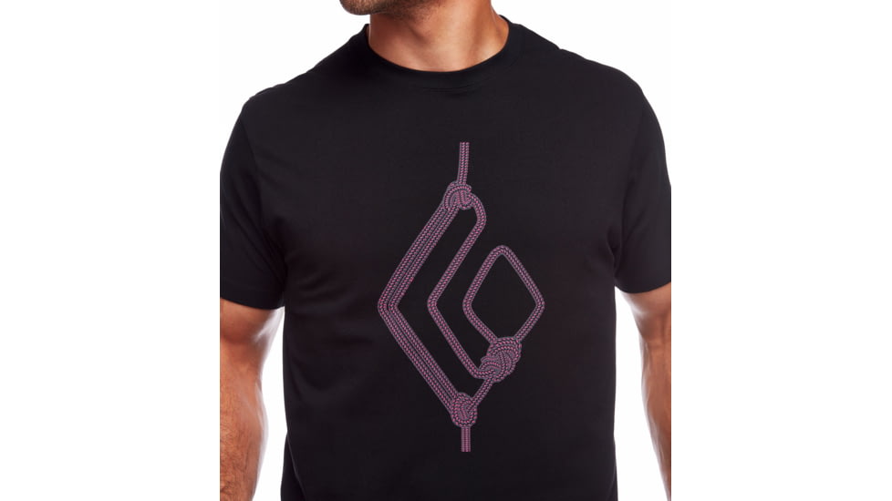 Black Diamond Rope Diamond Tee - Mens, Black, Medium, AP7300580002MED1