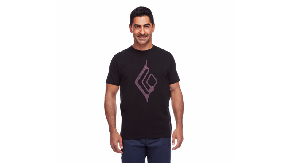Black Diamond Rope Diamond Tee - Mens, Black, Medium, AP7300580002MED1
