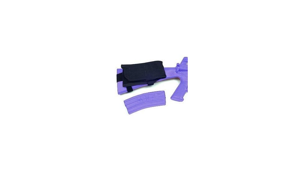 BlackHawk Buttstock Mag Pouch W/ Adj Lid Black 52BS16BK