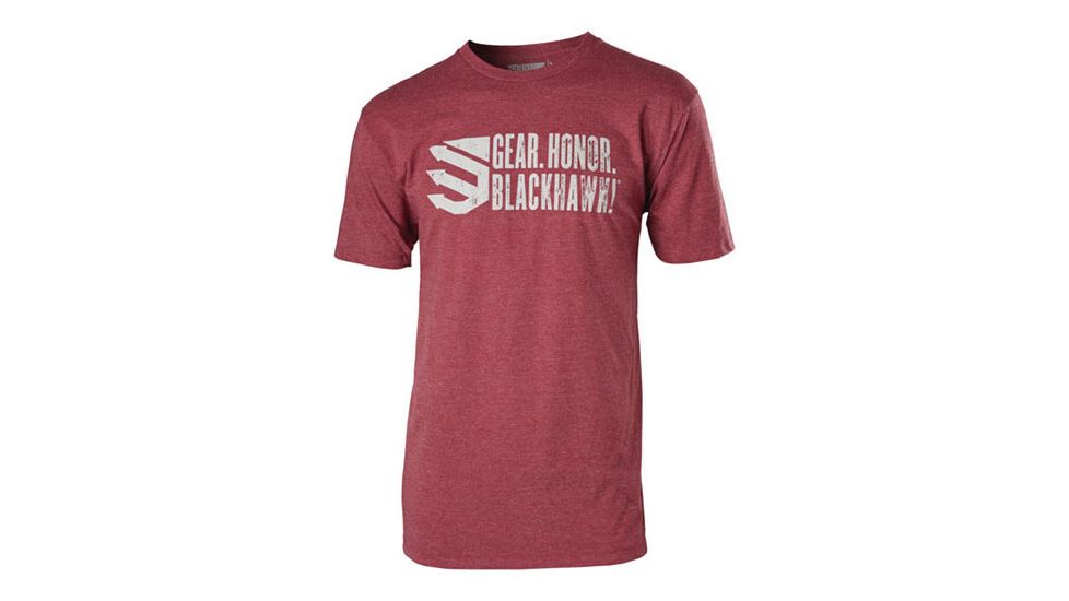 BlackHawk Gear. Honor. T-Shirt, Burgundy, Extra Large, GT02BGXL