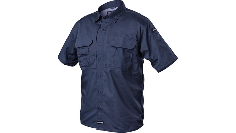 Blackhawk Men's Pursuit Short Sleeve Shirt, Navy, Large, TS02NALG