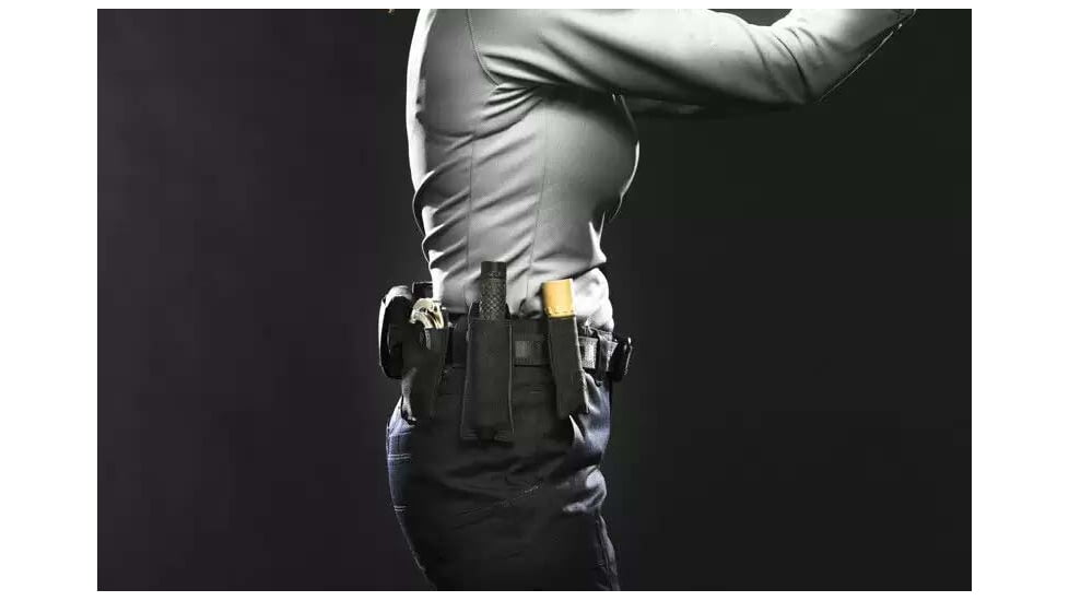 Blue Force Gear Belt Mounted Ten-Speed Extendable Baton Pouch With Adjustable Belt Loop In, Black BT-TSP-BATON-01-BK