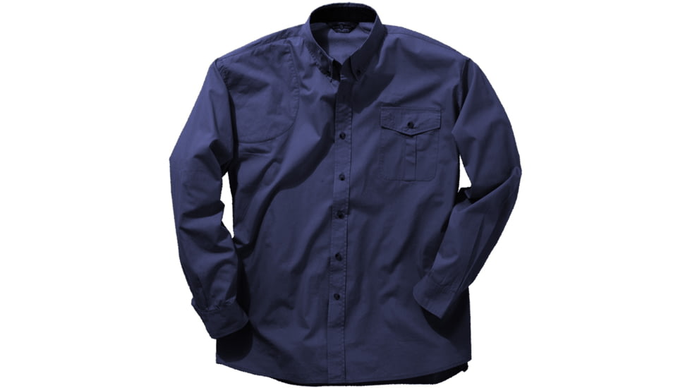 Bob Allen 142K Long Sleeve Vent Back Shirt, NAVY L