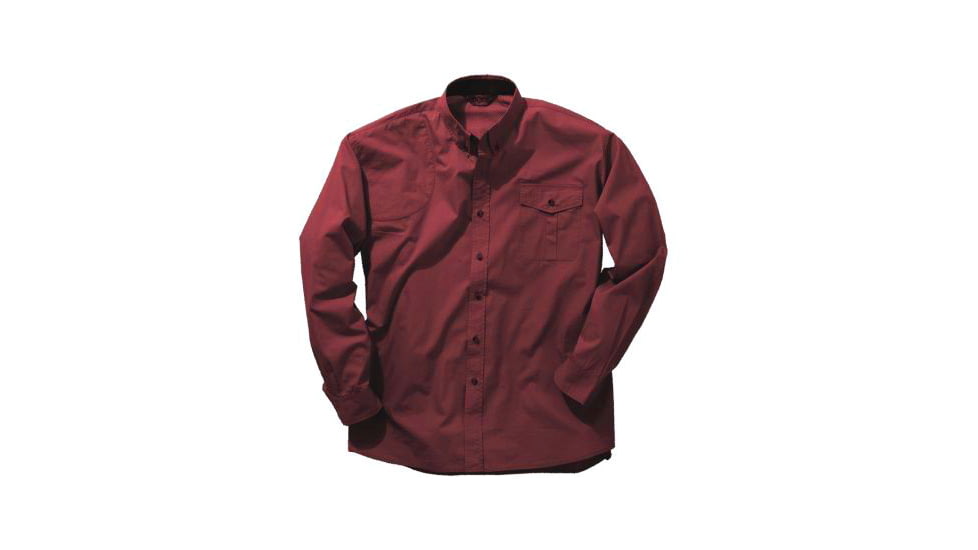 Bob Allen 142K Long Sleeve Vent Back Shirt, RED XXXXL