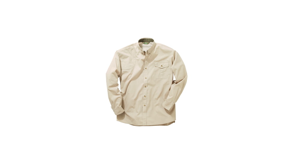 Bob Allen 142K Right Hand, Long Sleeve Vent Back Shirt, SAND L