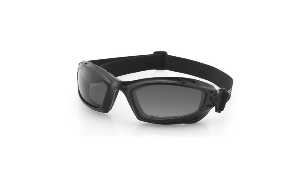 Bobster Bala Goggles, Matte Blk, Anti-fog Smoked, Z87 BBAL001
