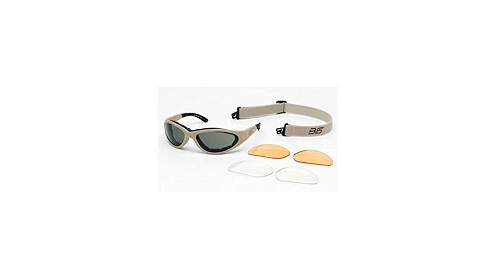 Body Specs BSG Single Vision Prescription Sunglasses, Desert Sand Frame, BSG-DESERT SAND FRAME.13SV