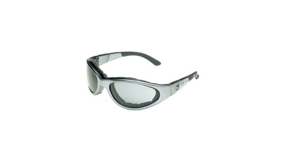 Body Specs BSG Single Vision Prescription Sunglasses, Silver Frame, BSG-SLIVER FRAME.13SV