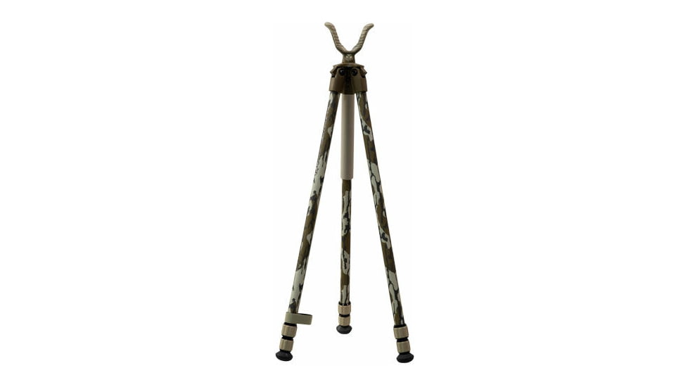 BOG Deadshot Aluminum Tripod, 25-64in, Mossy Oak Bottomland, 1237289