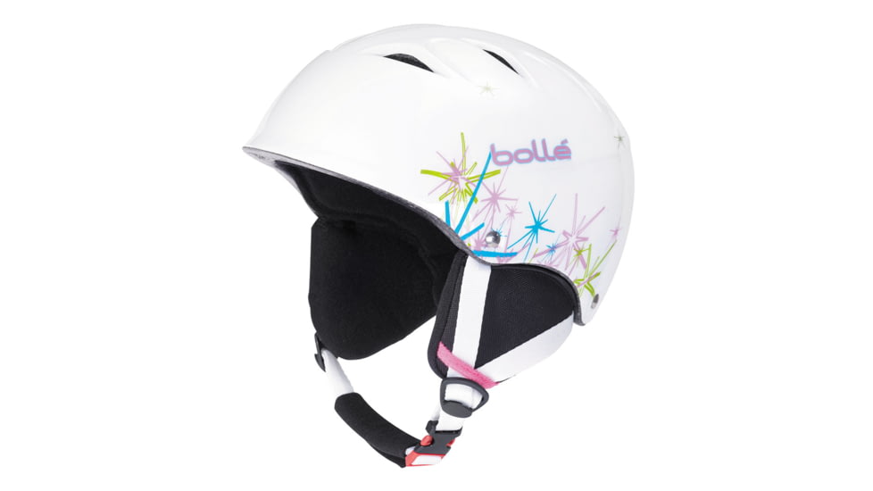 Bolle B-Kid Helmet, Shiny White Stars, 49-53cm 30673