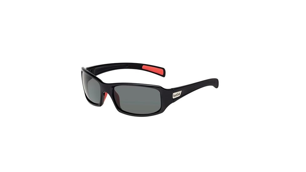 Bolle Winslow Sunglasses, Shiny Black/Coral 11709