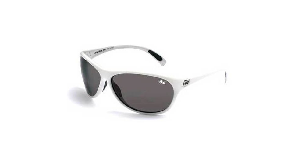 Bolle Coral Sport Sunglasses, White-Silver Frame w/ Polarized TNS Lenses - 10927