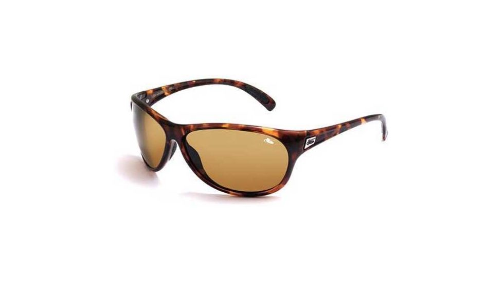 Bolle Coral Sport Sunglasses, Dark Tortoise Frame w/ TLB Dark Lenses - 10926