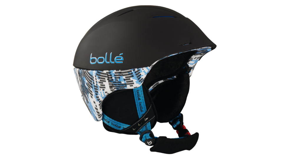 Bolle Helmet, Synergy Soft Black and Blue for 58-61cm Goggle 30506
