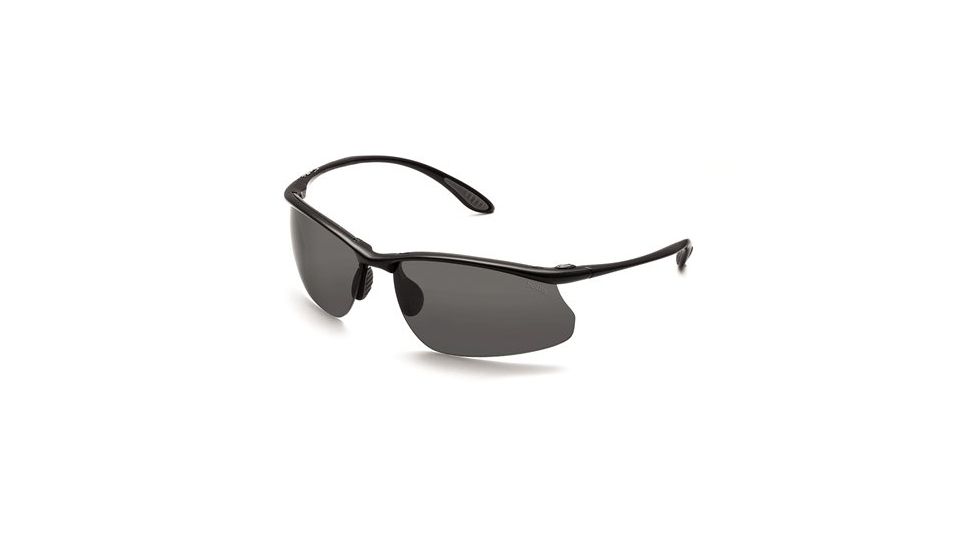 Bolle Kicker Sun glasses, Shiny Black Frame, Polarized TNS Lens 11435