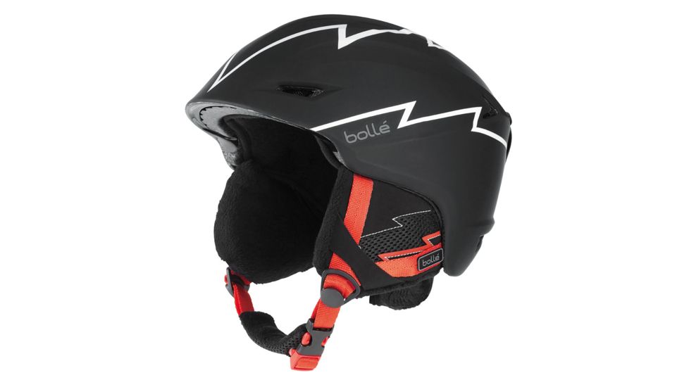 Bolle Sharp Helmet, Soft Black and Red, 58-61cm 30648