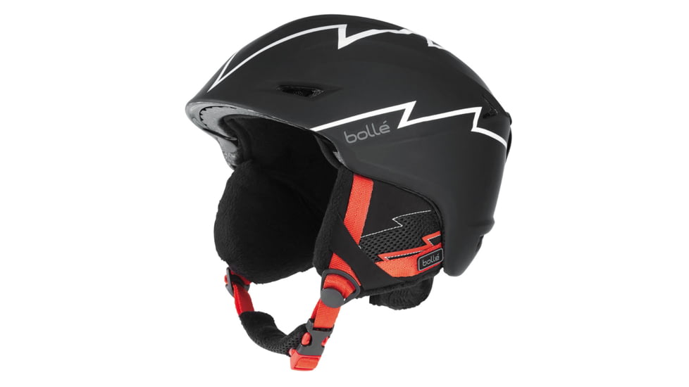 Bolle Sharp Helmet, Soft Black and Red, 61-63cm 30649