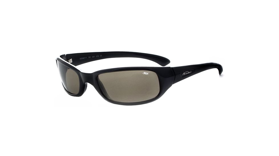 Bolle Sidney Sunglasses - Shiny Black Frame, TNS Lenses 1791001070