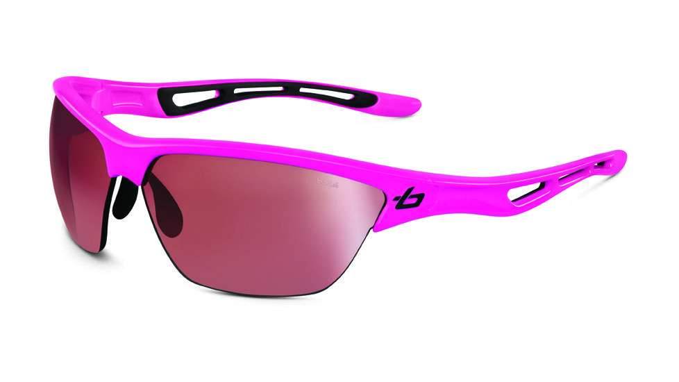Bolle Sunglasses, Helix Neon Pink Frame Photo Rose Gun Lens 11487