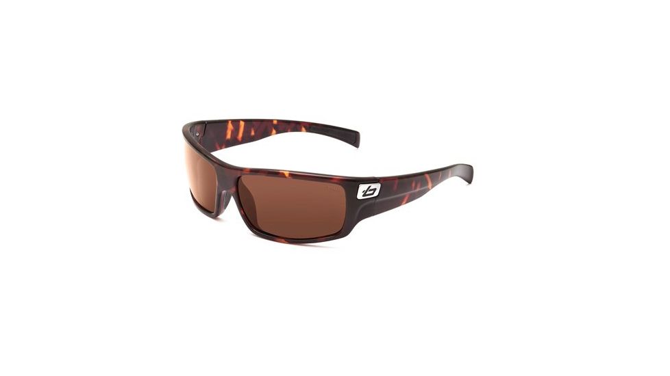 Bolle Tetra Sunglass, Dark Tortoise Frame, Polarized A-14 Lens, 11363