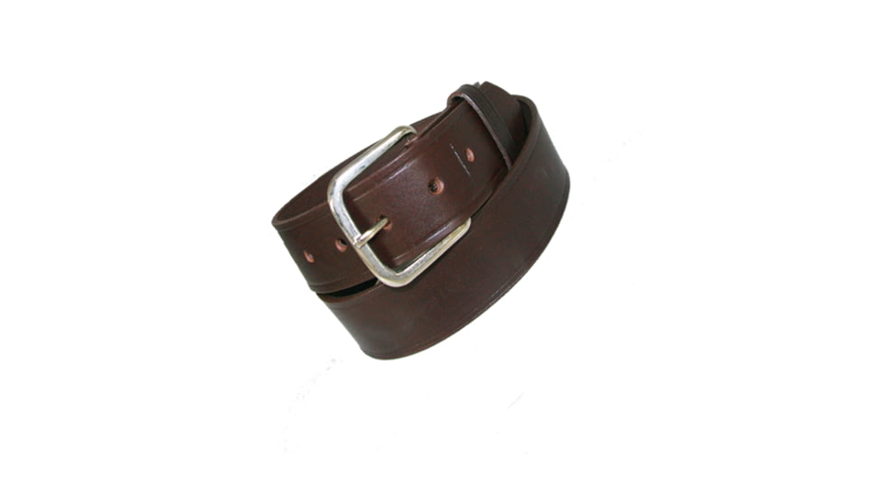 Boston Leather American Value Line 1 1/2 Off Duty Belt, Plain, Cordovan, 32, 6606-BRN-1-32-BU