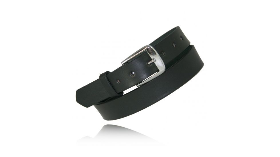 Boston Leather 1 1/4 No Lines Off Duty Belt, Black - 6580NL-1-44-GLD