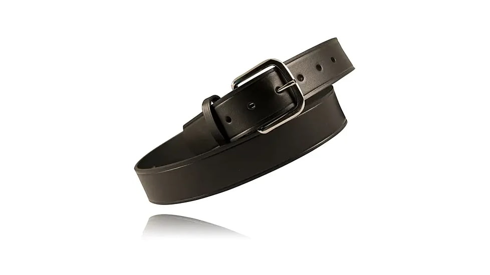 Boston Leather 1.5 in American Value Line Garrison Off-Duty Belt, Brown/Gold, 52 in, 6606-1-52-GLD