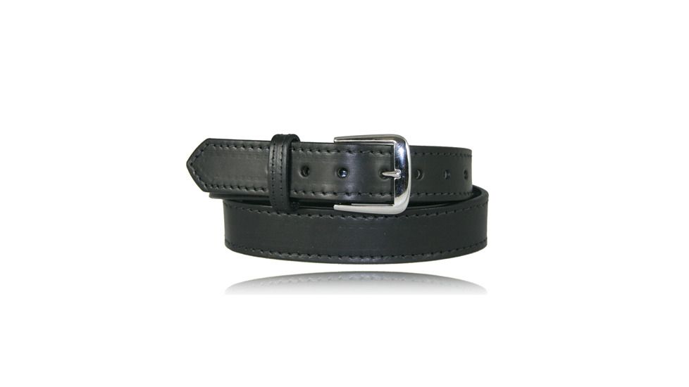 Dress Belt W/ Stitched Edge 1.5&quot; Wide