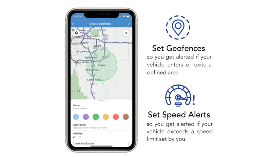 Brickhouse Security TrackPort OBD Vehicle GPS Tracker, 34g, G-TrackPortGPS