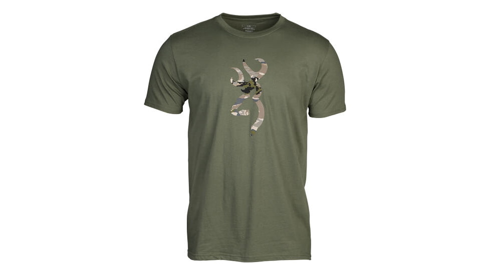 Browning Camo Buckmark Short Sleeve T-Shirt - Mens