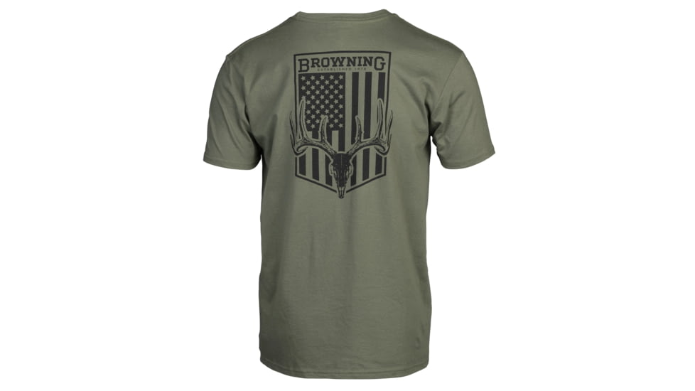 Browning WT Flag Short Sleeve T-Shirt - Mens