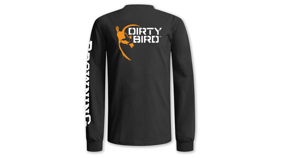 Browning Dirty Bird Long Sleeve T-Shirt, Black, L 3013649903