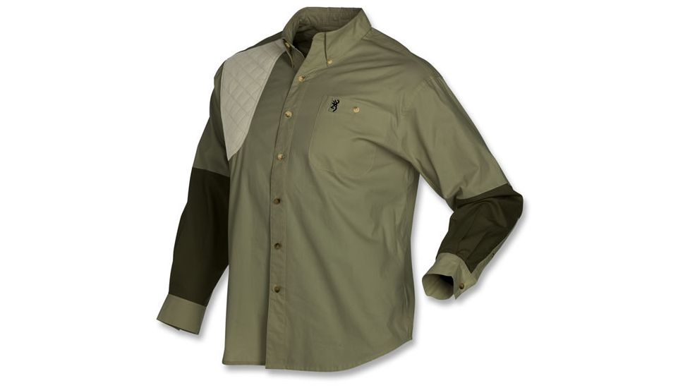 Browning Junior Wasatch T-Shirt - Long Sleeve, Forest, M 3011376502
