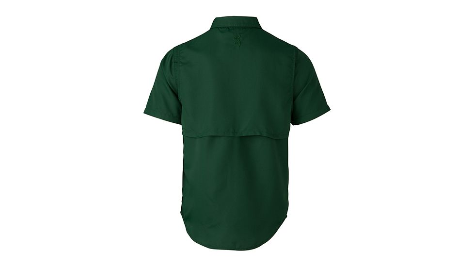 Browning Phenix Short Sleeve Shirt,Olive,XL 3010766404