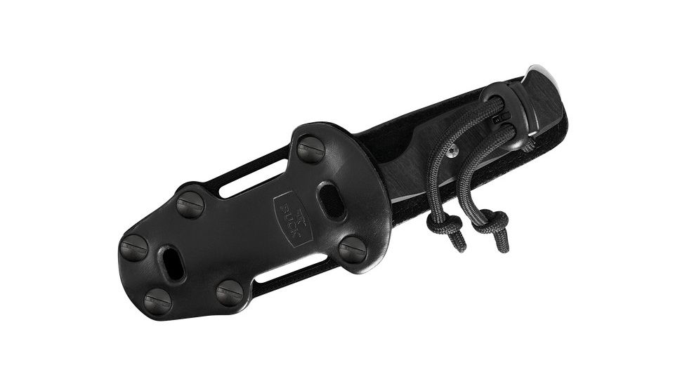 Buck Knives Buck Ops Boot Knife Heavy Duty Leather Sheath, Black 0616-05-BK