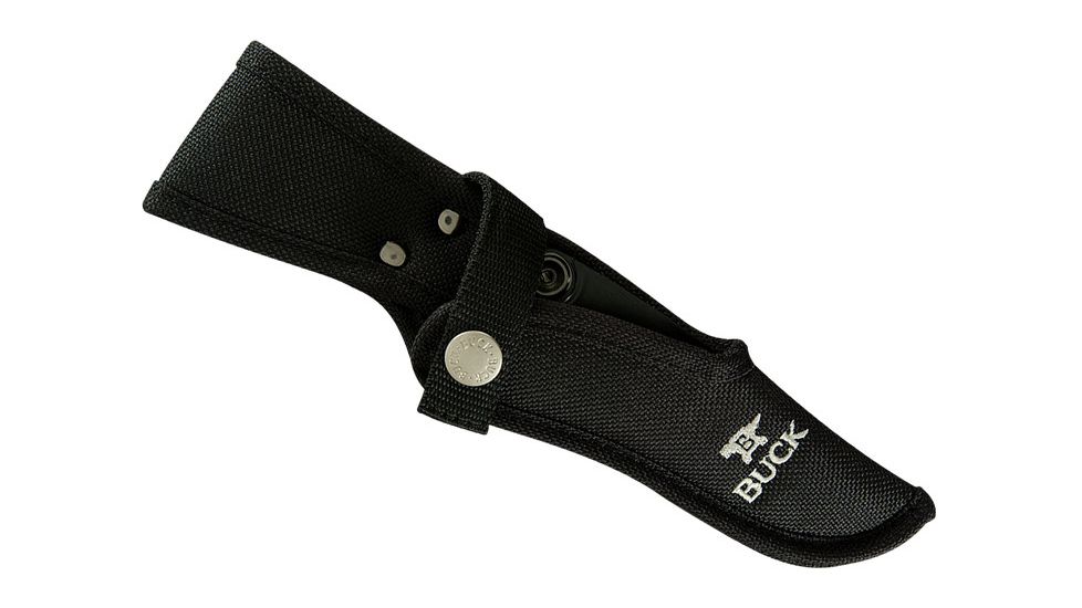 Buck Knives Open Season Skinner, Guthook Heavy Duty Polyester Sheath, Black 0536-15-BK1