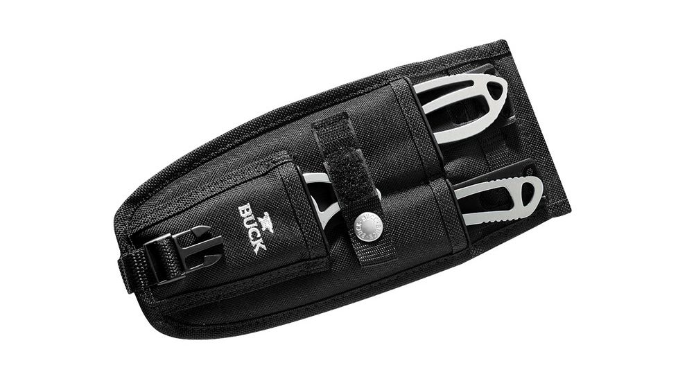 Buck Knives PakLite Combo Heavy Duty Polyester Sheath, Black, 0141-02-BK2