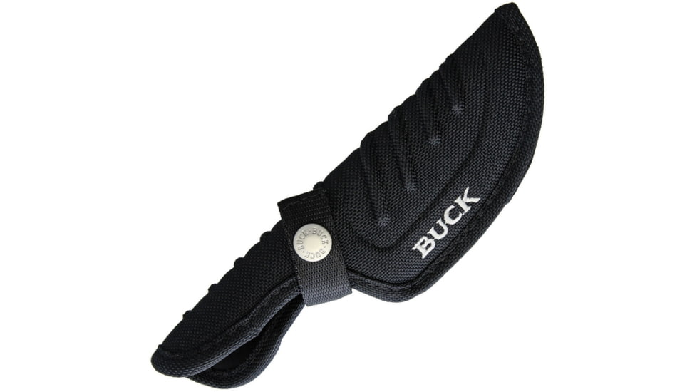Buck Knives Sheath for BU390, Fits Most 8in Fixed Blades, Made To Fit Bu390 Omni Hunter, Black Polyester Sheath, 5986